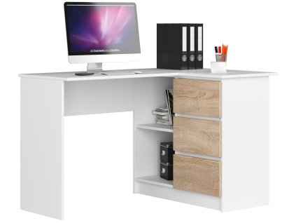 biurko narozne 3 szuflady b16 prawe biale sonoma bj1pbm6maaolmdc6