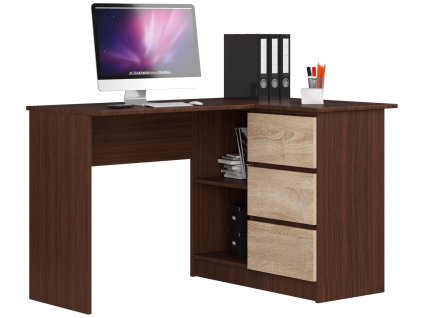 biurko narozne 3 szuflady b16 prawe wenge sonoma pbniprwxo2vsh6xd