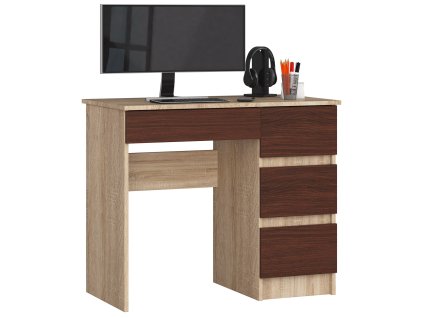 biurko komputerowe a 7 sonoma wenge prawe peuv7jn1odrshssr