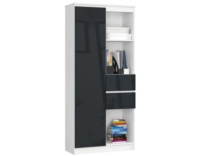 regal biurowy r 80cm clp r15 bialy grafit polysk jyhso9irv1vmey9t