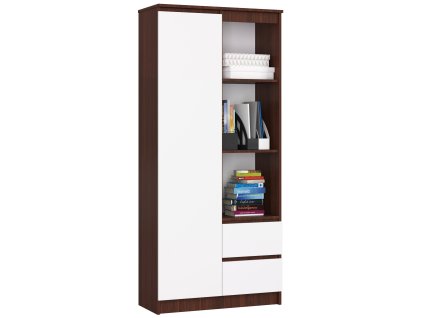 regal biurowy r 80 cm clp r11 wenge bialy 8avyk4dycscusc4p