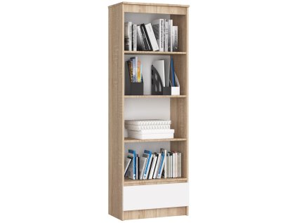 regal r 60cm clp 1 szuflada 4 polki dab sonoma bialy zzenef5tefwavwna