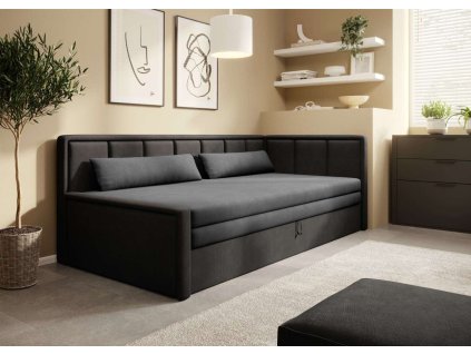 rozkladaci pohovka cerna prava