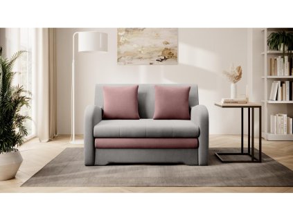 rozkladaci pohovka seda ruzova 1