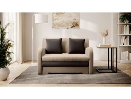 rozkladaci pohovka hneda bezova