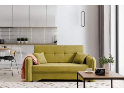 rozkladaci pohovka zluta