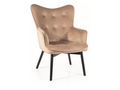 carmenvbec fotel carmen velvet czarny mat bezowy bluvel 28 1