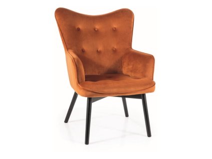 carmenvcyc fotel carmen velvet czarny mat cynamonowy bluvel 4215 1