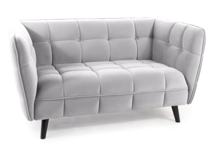 castello2v03 sofa castello 2 velvet j szary bluvel 03 wenge