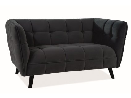 castello2v19 sofa castello 2 velvet czarny bluvel 19 wenge 1