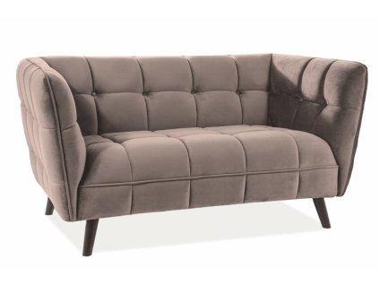 castello2v28 sofa castello 2 velvet bezowy bluvel 28 wenge 1