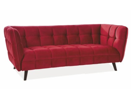 castello3v59 sofa castello 3 velvet bordowy bluvel 59 wenge 1