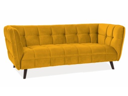 castello3v68 sofa castello 3 velvet curry bluvel 68 wenge 2