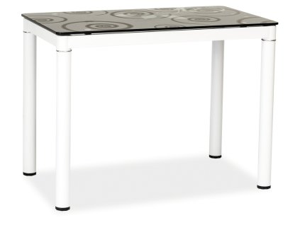 damar white black table