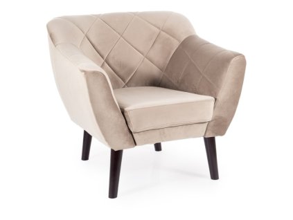 karo1v40w fotel karo 1 velvet ciemny bez bluvel 40 wenge