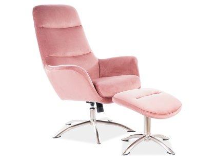 nixonvra fotel nixon velvet antyczny roz bluvel 52 1 1