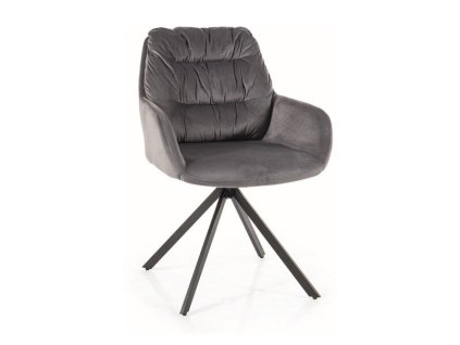 spellovcsz krzeslo spello velvet czarny stelaz szary bluvel 14