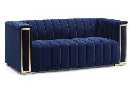 vogue2vgr sofa vogue 2 velvet granatowy tap 202 zloty 1 1