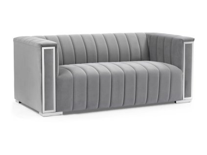 vogue2vsz sofa vogue 2 velvet szary tap 203 srebrny 1