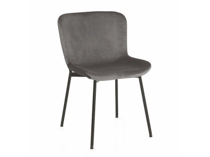 colbyvcsz krzeslo colby velvet czarny stelaz szary bluvel 14 1
