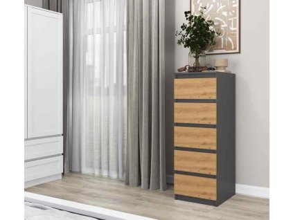 komoda skrinka antracit dub artisan 5w wv5pxivha4scnj6o so6nj2ipuusgefvo