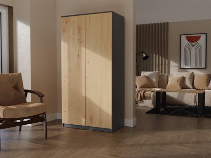 vysoka satnikova skrina antracit dub artisan laredo90 sclt26lw9z1blrun 02u0cxhb8phz7ejl