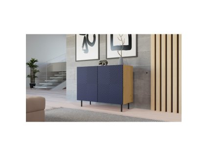 komoda kama vzor modra poz