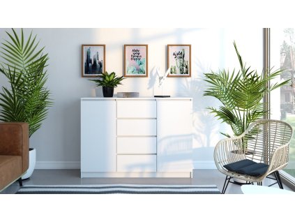 komoda 2d4s biela aranz 1
