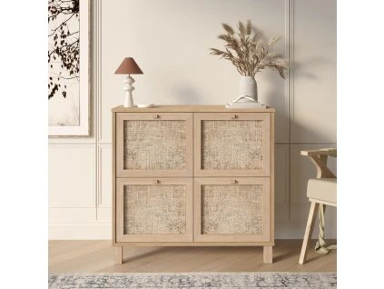 BIBO komoda s dvierkami sepet juta