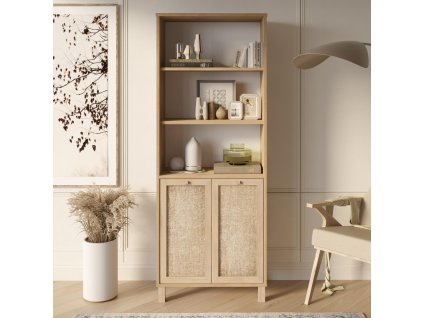 BIBO regal s dvierkami sepet juta