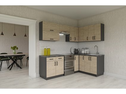 moderna kuchyna horizon r3 230x170cm dub grafit ilrd7x0dkpidyzn3