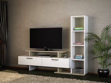 minel tv unitesi beyaz cordoba
