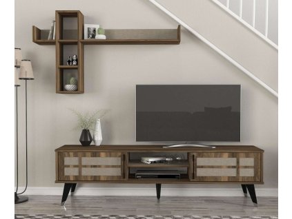 cotoure luxusni obyvaci stena orech textile urdbxulvvfgbx68y