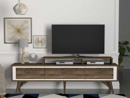 toro tv stolek na nozickach bila orech s71qpinmr2nlon2m