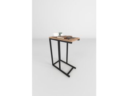 0005556 bofigo 45x25 yan sehpa metal yan sehpa kahve sehpasi cam 1