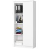 regal biurowy r 80cm clp 1 drzwi 4 polki bialy hvp6qxmuyehwrc4f