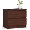 szafka nocna k 60 cm 2 szuflady wenge ouasbualzjw3bpdi