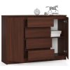 komoda k140 2 drzwi 4 szuflady wenge ily0wq2bxlcguznu