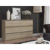 komoda k140 6 szuflad dab sonoma yviqbz2qllpir4sm