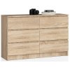 komoda k140 6 szuflad dab sonoma uoeh1ieqntbrtczd