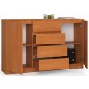 komoda k160 2 drzwi 4 szuflady olcha mjtv98pi6lflmc1o