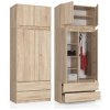 szafa z nadstawka s 90cm 2 drzwi 2 szuflady dab sonoma 3nmcgysfuzvbvxcp