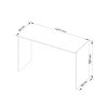 biurko b 17 proste 120cm biale wolnostojace lzqfbldqpzrgxqkb
