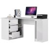biurko narozne b20 clp lewostronne 155cm bialy polysk 6zdomhqskofwo4x0
