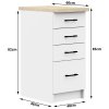 szafka kuchenna oliwia s 40cm 4s biala 6rjqb4sft6nf9ydc