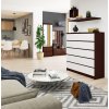 komoda k 120cm 10 szuflad wenge biala fjdshujdr8ztd2oe