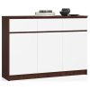 komoda k 140cm 3 drzwi 3 szuflady wenge biale anvgdeds3jp91wim