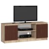 szafka rtv k 140cm 2d 1p sonoma wenge dy39i8thuaovlosa