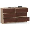 komoda k140 6 szuflad sonoma wenge opcexdwx8pjm93ln