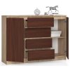 komoda k140 2 drzwi 4 szuflady sonoma wenge d9mpojbzsrf3o3wf